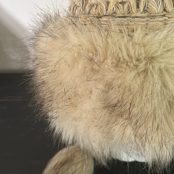 Starling Faux fur trapper hat knitted - Picture 7 of 14